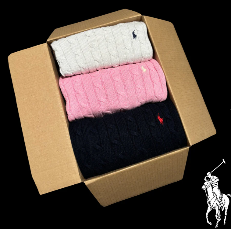 POLO RALPH LAUREN VINTAGE BOX (3 SWEATERS)