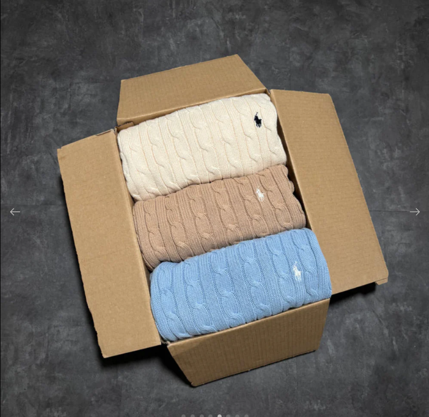 POLO RALPH LAUREN VINTAGE BOX (3 SWEATERS)