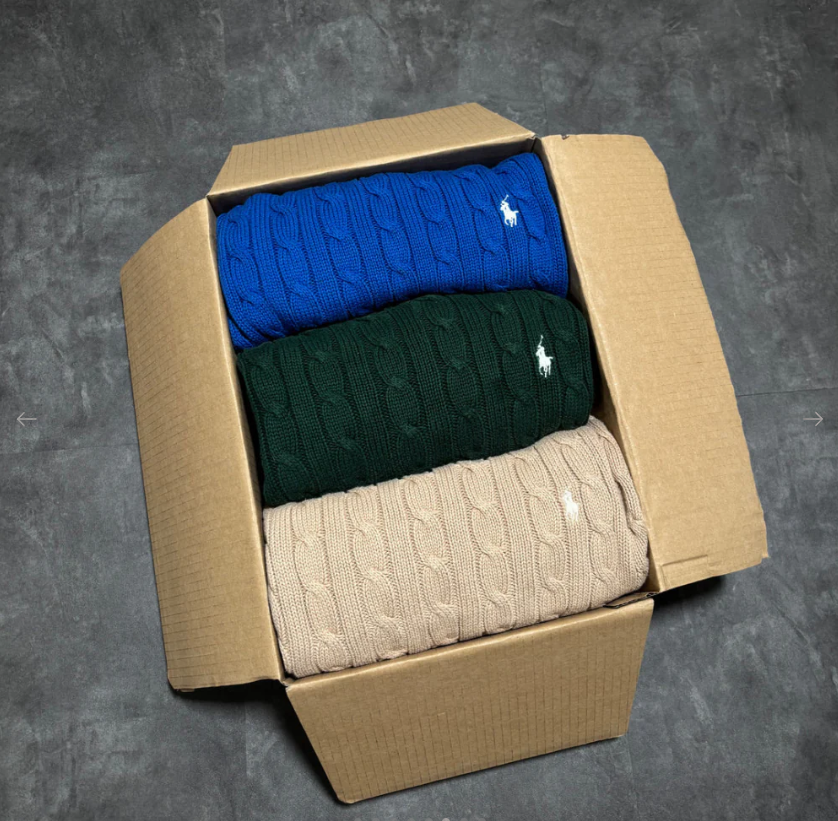 POLO RALPH LAUREN VINTAGE BOX (3 SWEATERS)