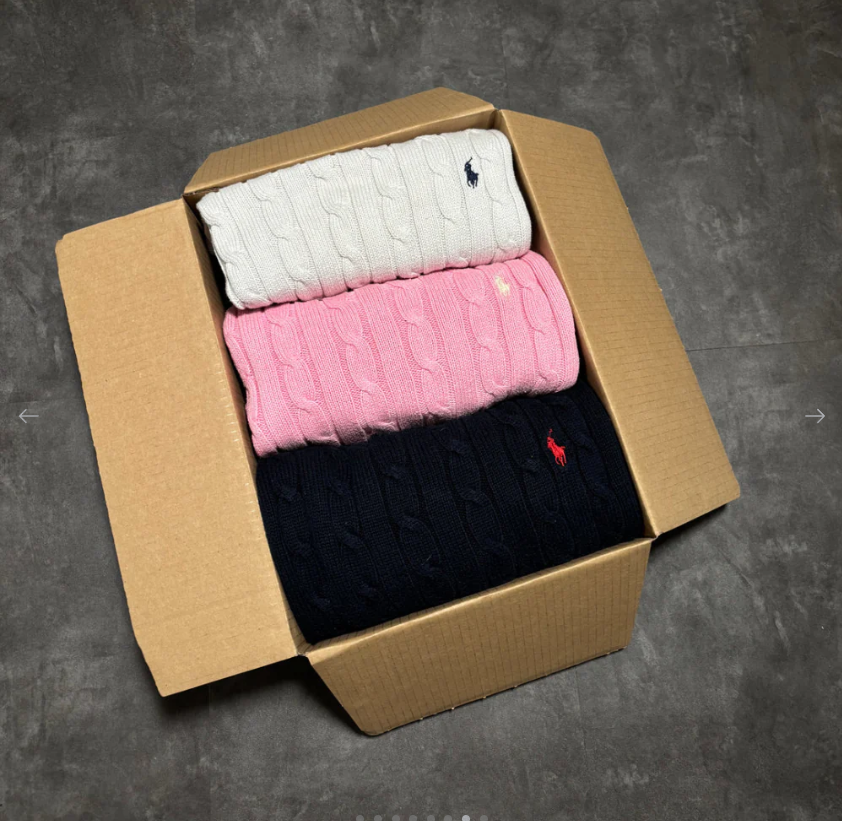 POLO RALPH LAUREN VINTAGE BOX (3 SWEATERS)