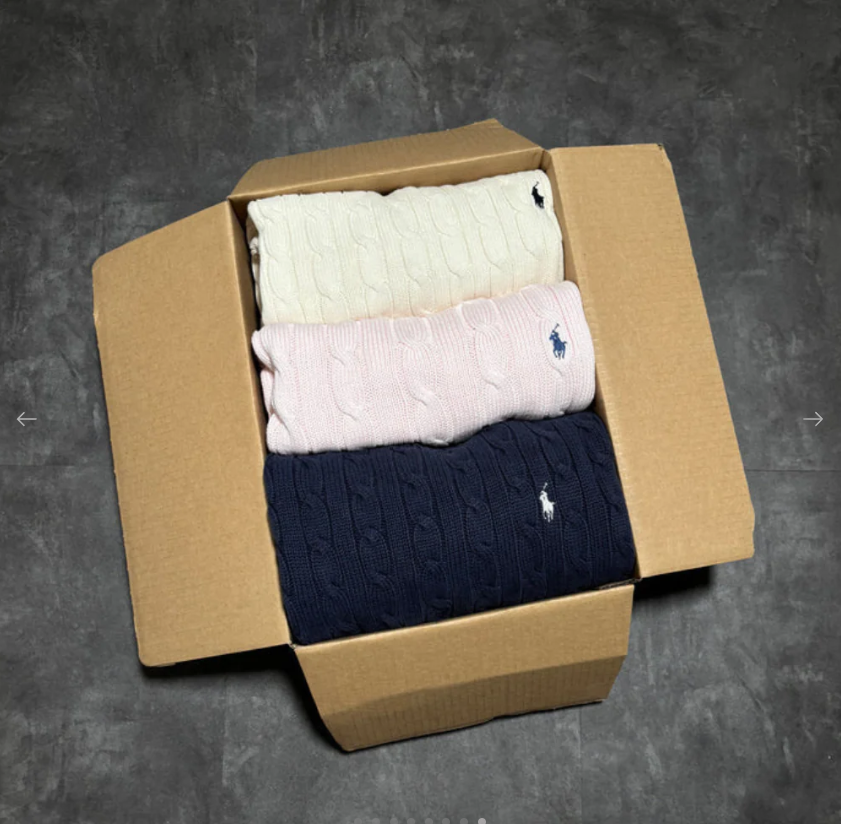 POLO RALPH LAUREN VINTAGE BOX (3 SWEATERS)